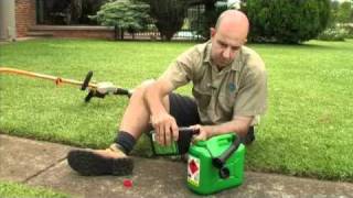 RYOBI How to mix and store 2 stroke fuel [upl. by Ennaesor]