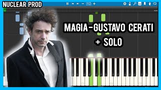 Magia  Gustavo Cerati Piano Cover FULL Synthesia  Solo [upl. by Scholz]