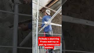 Palitada sapart Ng construction pinaka mahirapuragonofficialvlog [upl. by Pascale605]