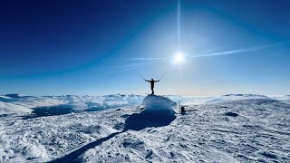 Topptur på ski i Jotunheimen Storivilen 2068 moh frå Lundadalen [upl. by Napoleon]