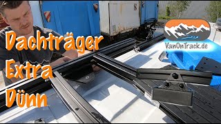 🚐 Dachträger extra dünn 💥 für DIY Campervan 🔲 Item 🔳 Bosch 🔲 Aluprofil extra flach [upl. by Hareema]