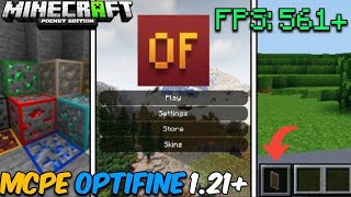 Best Optifine For Minecraft PE 121  Download Optifine For MCPE 121  FPS Boost  PS Gamer RTX [upl. by Vasiliki]