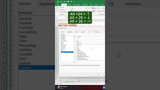 Custom Format in Excel😎 microsoft [upl. by Ahsilla]