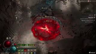 Diablo 4 Season 1 Lidless Wall  Wand Necromancer Bone Spear Nightmare Dungeon Tier 97 [upl. by Anala]