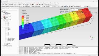 Modal Analysis of a Cantilever Beam in PreProMax [upl. by Milena]