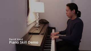 David Vaud — Piano Skill Demo [upl. by Ballman]