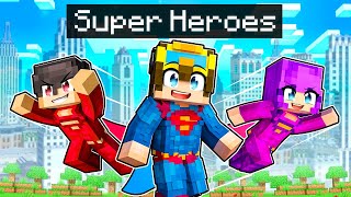 Life of a SUPERHERO In Minecraft [upl. by Amby204]