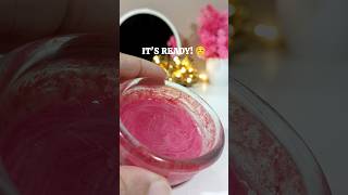 DIY Strawberry Shea Butter Tinted Lip Balm  10 Minute Homemade Lip Balm Recipe shorts [upl. by Gerianna]