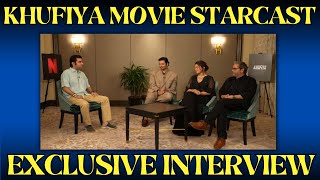 Exclusive Interview Khufiya Team  Vishal Bhardwaj  Ali Fazal  Wamiqa Gabbi  India News ENT [upl. by Clive]