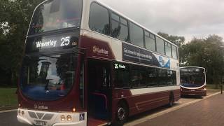 Full Route Visual Lothian Buses X25 [upl. by Naivatco]