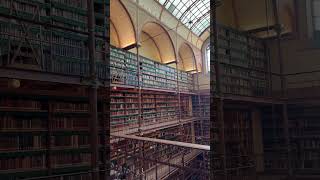 Library in Rijksmuseum Amsterdam [upl. by Aerdua]