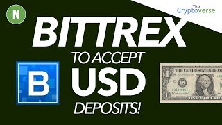 Bittrex To Accept USD 💰 Deposits Plus 5th Feb Market Analysis [upl. by Neelyak]