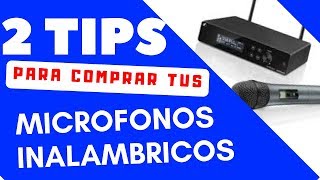 Los mejores Micrófonos inalambricos 2 TIPS para elegirlos 🎤 Estilo Dj [upl. by Aloibaf232]