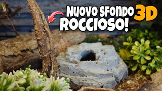 SFONDO 3D per il TERRARIO dei GECHI LEOPARDINI [upl. by Erena]