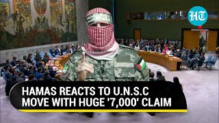 Hamas First Response On UNSCs Gaza Ceasefire Push After Israel Sends Defiant Message [upl. by Rillings541]