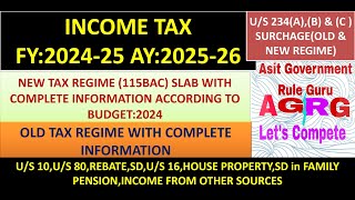 INCOME TAX FY 202425 [upl. by Adieren]