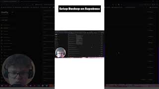 Setup Backup on Supabase [upl. by Ahsirtak]