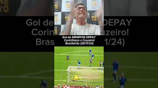 Craque neto reage ao gol do memphis depay em cruzeiro x corinthians timão time do povo coringão puma [upl. by Liagaba331]