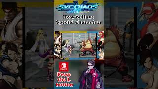 SPECIAL CHARACTERS SNK VS CAPCOM SVC CHAOS NINTENDO SWITCH [upl. by Bradford]