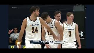 25 pts 911 amp Interview UCSD 94 vs Pepperdine 76 [upl. by Drews]