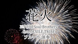 フルート演奏 花火 三代目 J Soul Brothers from EXILE TRIBE [upl. by Sej]