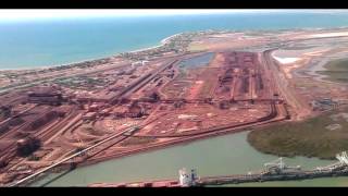 Perth to Port Hedland  QF1128 [upl. by Meesaw]