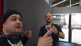 ▶️ Firestop grille de ventilation de sécurité au feu Batimat 2017 [upl. by Ellehsad]