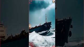 Contra as Últimas Ondas Navio Tanque Desafia a Fúria Restante da Tempestade [upl. by Ennayoj]