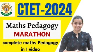 CTET maths Pedagogy Marathon in Telugu ctet Telugu complete maths in 1 video ctet2024 [upl. by Elrod]