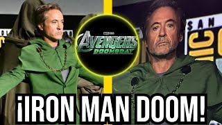 Robert Downey Jr DR DOOM en AVENGERS DOOMSDAY y Secret Wars hermanos Russo ComicCon [upl. by Everard]