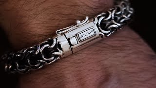 SILVER BRACELET RAMSES  dynamisjewelrycom  HOW ITS MADE [upl. by Janice]