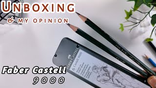 Unboxing Fabercastell 9000 Pencils Best pencil in market [upl. by Eidob]