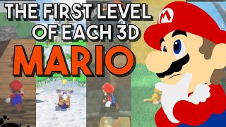 The First Level of every 3D Mario Game [upl. by Arabella]