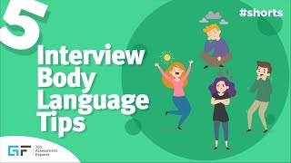 Top 5 Job Interview Body Language Tips shorts [upl. by Birchard]