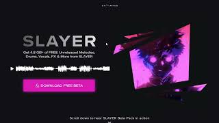 Cymatics  Slayer Beta Pack  Free Download  Free Drum Loop Kit  Sample Pack 2024 [upl. by Gardas482]