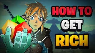 Zelda BOTW How To Get Rich Best Rupee Farming [upl. by Brandise]