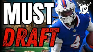 6 MUST DRAFT Running Backs  Build Your Rosters Around THESE Guys [upl. by Thema941]