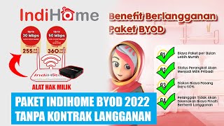 Modem Indihome Jadi Hak Milik Tanpa Biaya Pinalty Tagihan Paket Indihome BYODbulan lebih murah [upl. by Ahsikram]