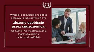 Jednolite zezwolenie na pobyt czasowy i pracę w Polsce I LexVin [upl. by Whitney]