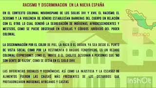 Conciencia Histórica 1Progresion 7 Explica las Características Sociales de la Nueva España etc [upl. by Waxler]