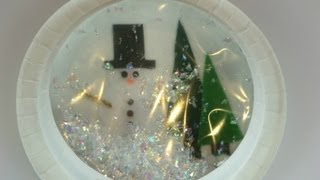 Paper Plate Snow Globe [upl. by Lowenstern840]