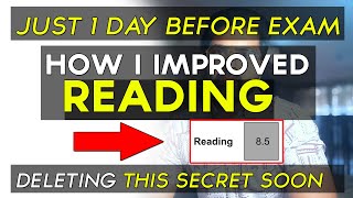 IELTS Reading  Top Secret from my paid Lectures [upl. by Filiano]