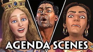 Civilization 6 Gathering Storm  All NEW Leaders Agenda Reactions [upl. by Ellenod263]