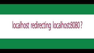 localhost taking localhost8080  localhost8080 redirecting xampp [upl. by Mirabel442]