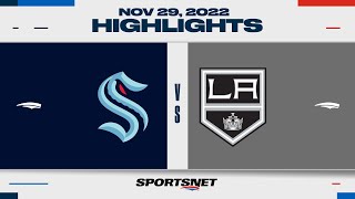 NHL Highlights  Kraken vs Kings  November 29 2022 [upl. by Theodoric]