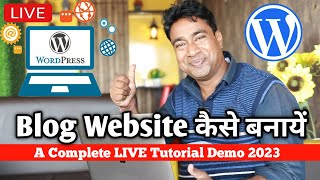 How to Create a Wordpress Website or Blog  A Complete Step by Step Tutorial for Begginers in 2023 [upl. by Nykal703]