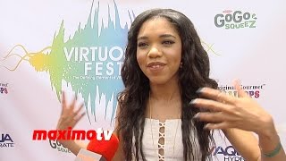 Teala Dunn Interview  VIRTUOSO FEST 2014  Avalon Hollywood [upl. by Eichman]