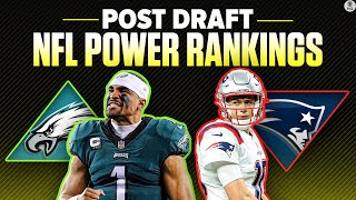 PostDraft NFL Power Rankings Chiefs Eagles still the teams to beat  CBS Sports [upl. by Kolnos]