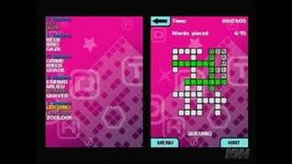 Puzzler Collection Nintendo DS Gameplay  Fit Word [upl. by Airyk]