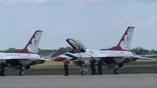 2005 Andrews AFB Airshow  USAF Thunderbirds Part 1 [upl. by Dolloff701]